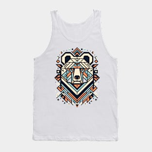 Abstract Animal Bear 2 Tank Top